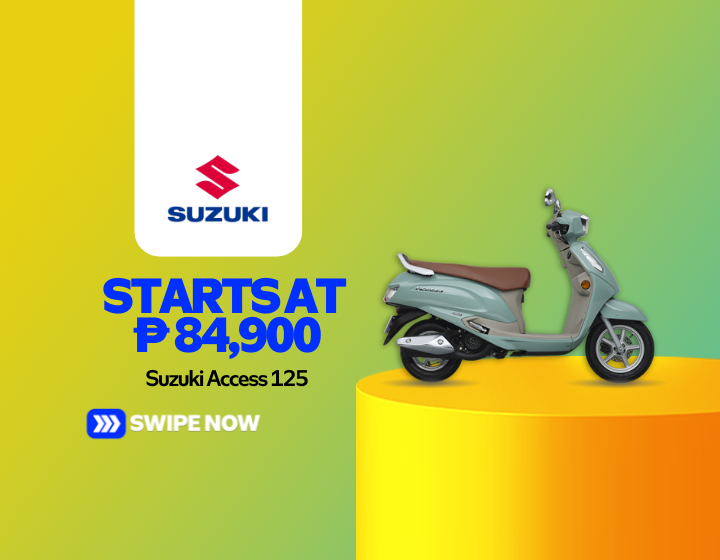 Suzuki Access 125 starts at ₱84,900