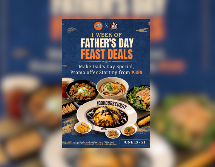 Father’s Day Feast Starting at only ₱599