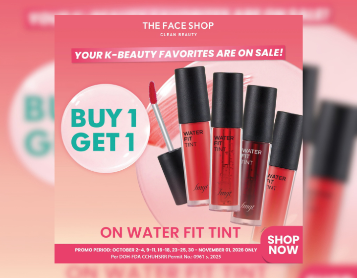 Buy 1 Get 1 On Water Fit Tint for P395!