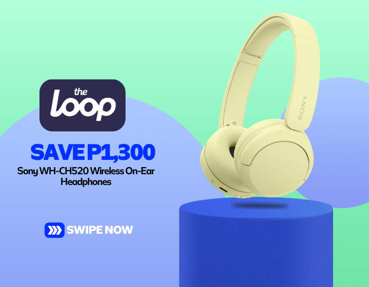Save P1,300 with Sony WH-CH520 Wireless On-Ear Headphones