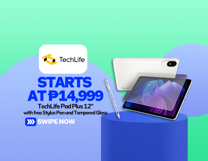 TechLife Pad Plus 12" Starting At P14,999