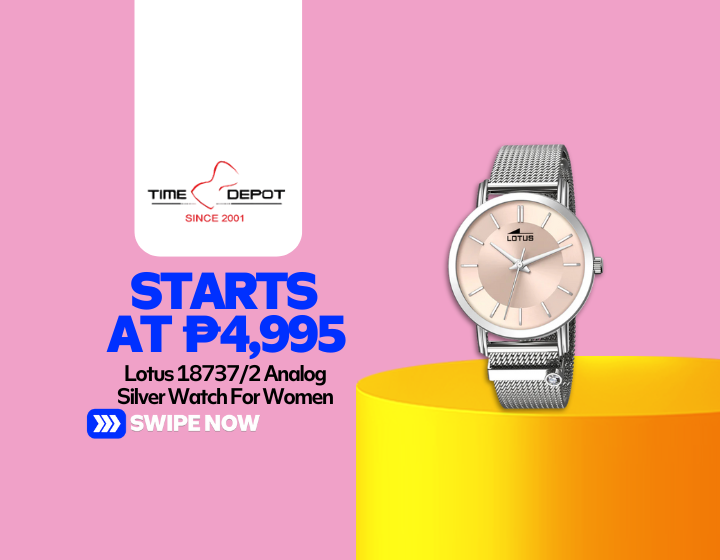 Lotus 18737/2 Analog Silver Watch For Women Starting At P4,995