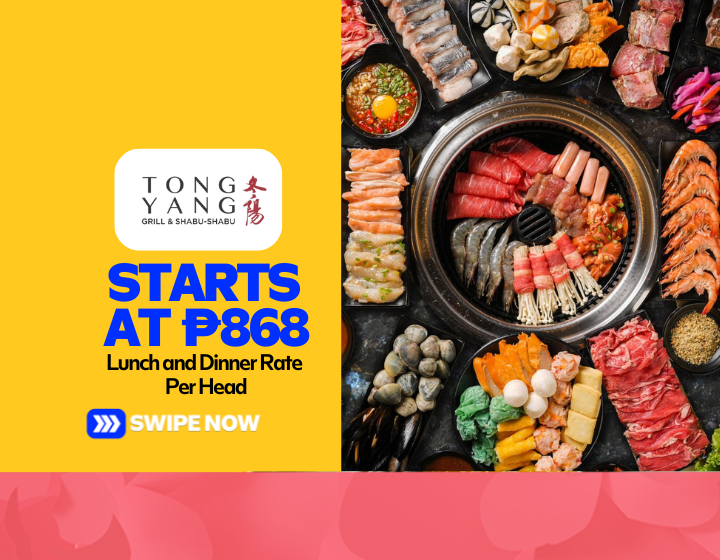 Lunch and Dinner on Weekdays starts at P868 per Head