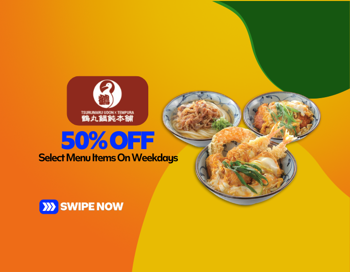 50% Off On Select Menu Items On Weekdays