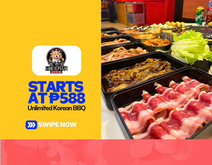 Unlimited Korean BBQ Starting At P588