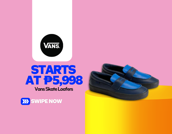 Vans Skate Loafers Starting At P5,998