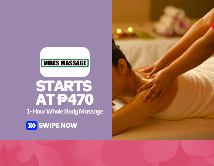 1-Hour Whole Body Massage Starting At P470