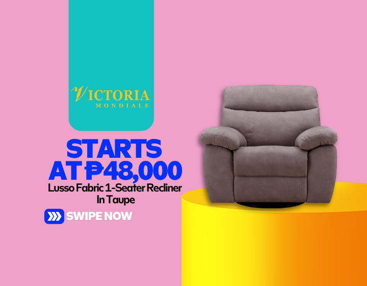 Lusso Fabric 1-Seater Recliner In Taupe Starting At P48,000