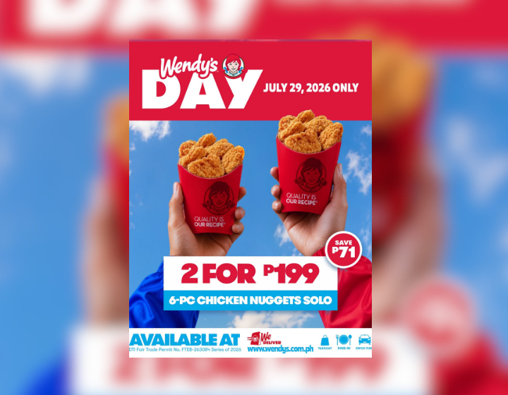 2 6-pc Chicken Nuggets solo for only P199