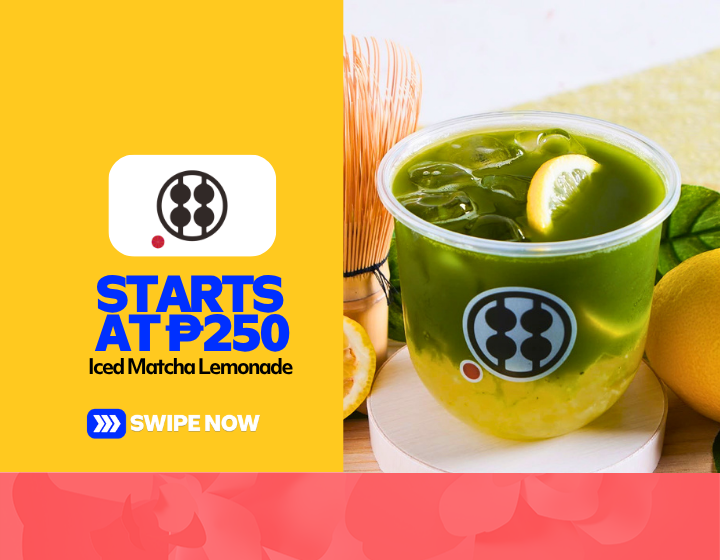 Iced Matcha Lemonade Starting At P250