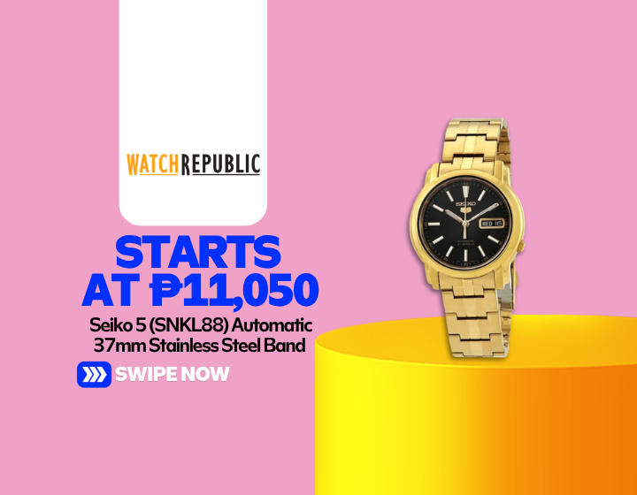 Seiko 5 (SNKL88) Automatic 37mm Stainless Steel Band Starting At P11,050