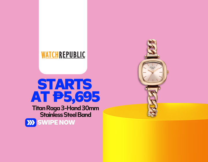Titan Raga 3-Hand 30mm Stainless Steel Band Starting At P5,695