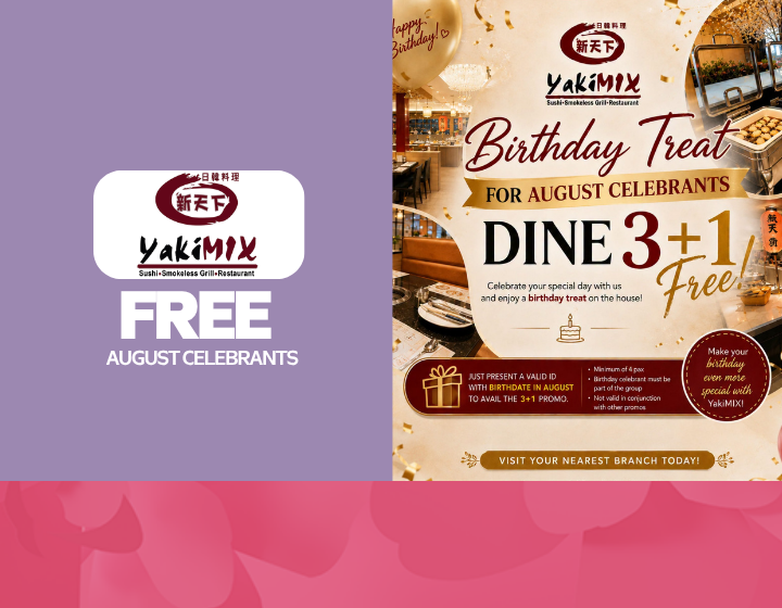 August Celebrants are FREE 