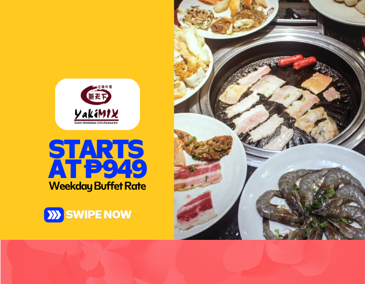 Weekday Buffet Rate Starting At P949