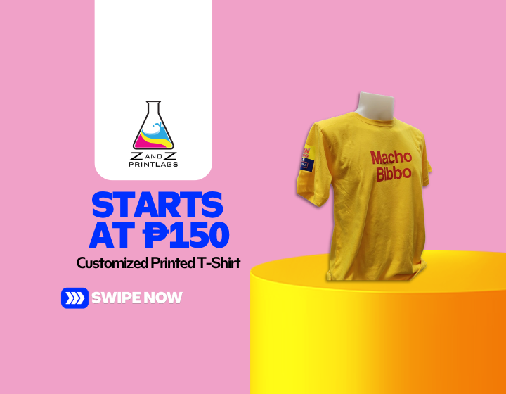 Customized Printed T-Shirt Starting At P150 