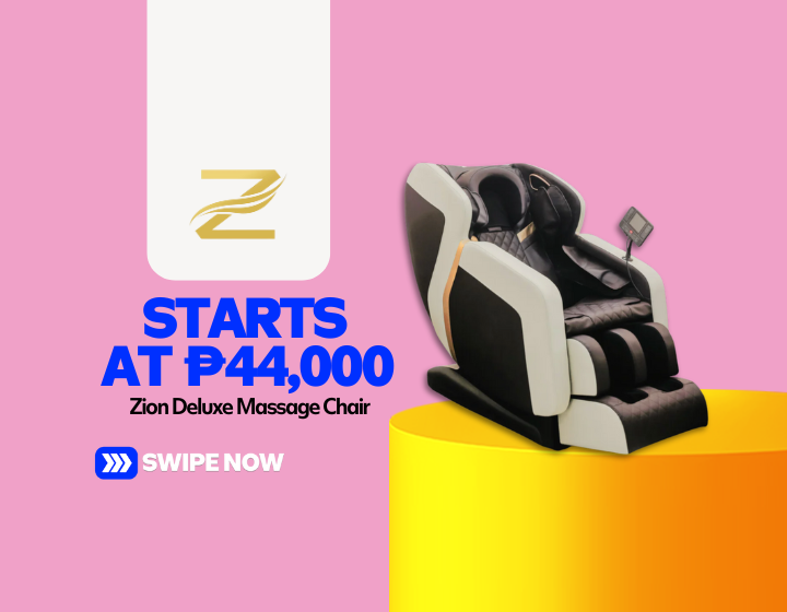  Zion Deluxe Massage Chair Starting At P44,000