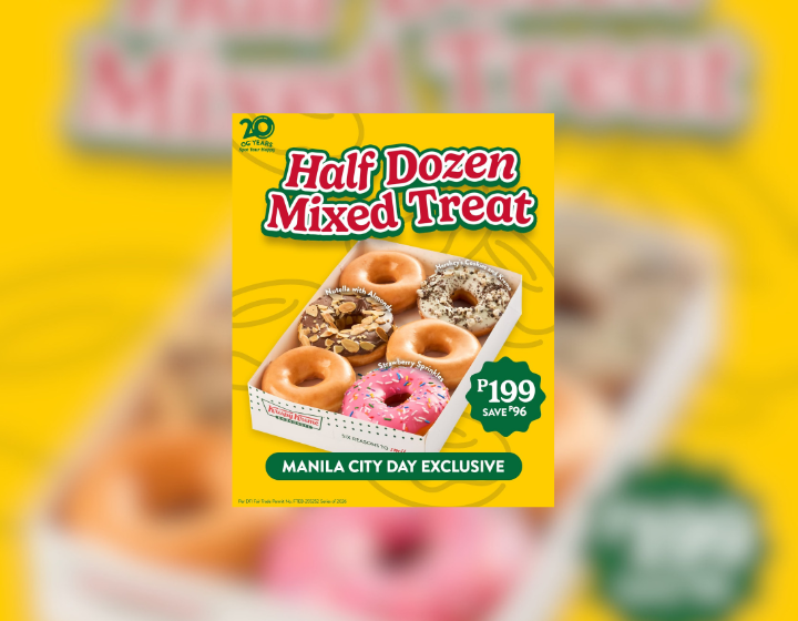 Half Dozen Mixed Treat for P199