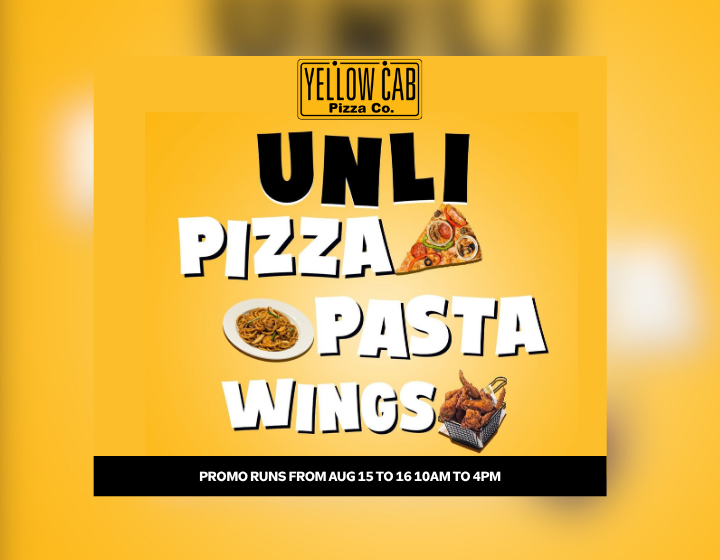 Unli Pizza, Pasta, and Wings Starts P599 for Yellow Pass VIPs 