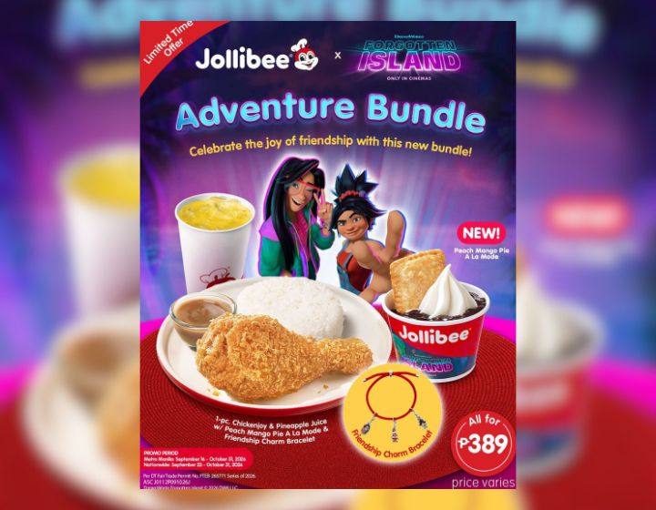 Jollibee x Forgotten Island Adventure Bundle Starts P389