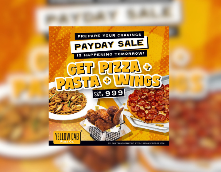Pizza, Pasta, and Wings Starts at P999