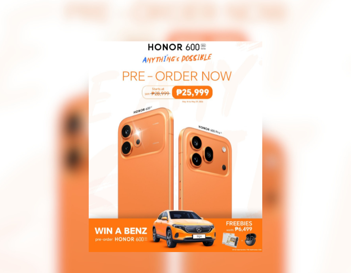 Win a Mercedes-Benz EQA 250 just Pre-Order HONOR 600 5G Series 