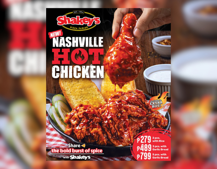 NEW Nashville Hot Chicken Starts at P279