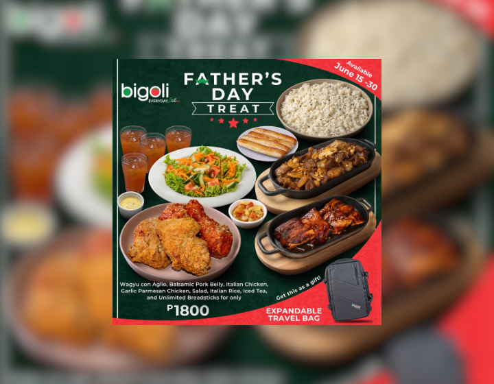 Father’s Day group feast for only ₱1,800