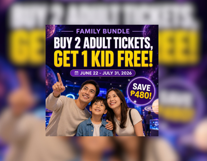 FREE one Kid Ticket When You Purchased 2 Adult Tickets