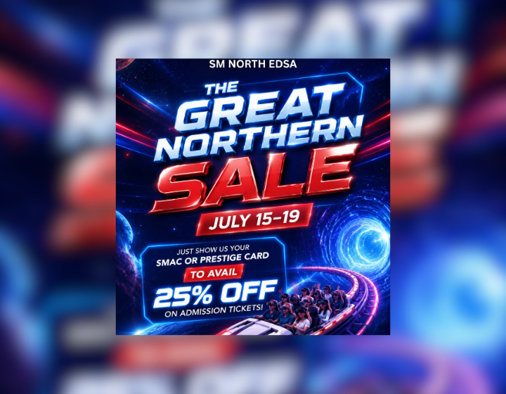 25% OFF on Regular Tickets When you Present your SMAC or Prestige Card