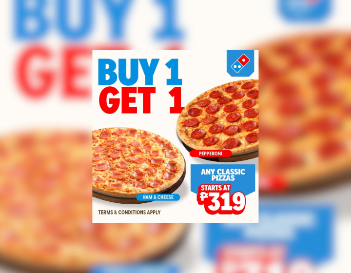 Buy 1 Get 1 for only ₱319