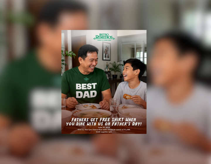 FREE "Best Dad" Shirt with minimum spend of ₱1,000