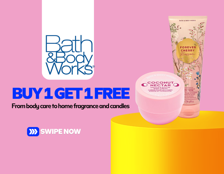  Buy 1 Get 1 FREE From body care to home fragrance and candles