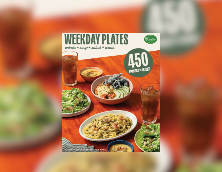 Weekday Plate For Only P450
