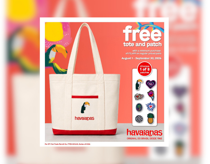 FREE Tote Bag for every P2,499 single-receipt purchase