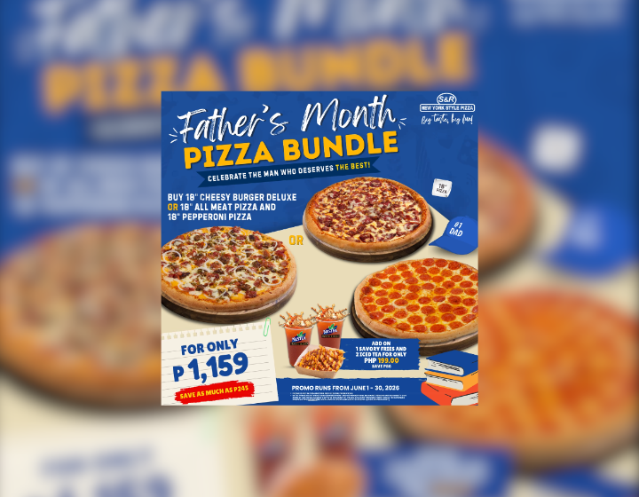Father's Month Pizza Bundle for only ₱1,159
