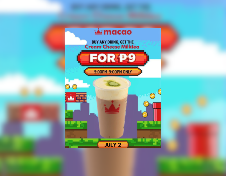 Buy any MAIOR-sized drink and unlock Cream Cheese Milktea for P9