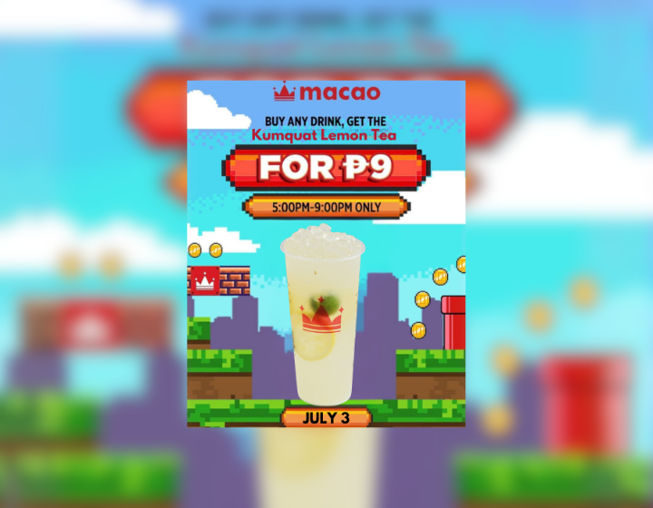 Buy any MAIOR-sized drink and unlock Kumquat Lemon Tea for P9