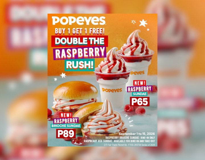 BUY 1, GET 1 Raspberry Brioche or Sundae