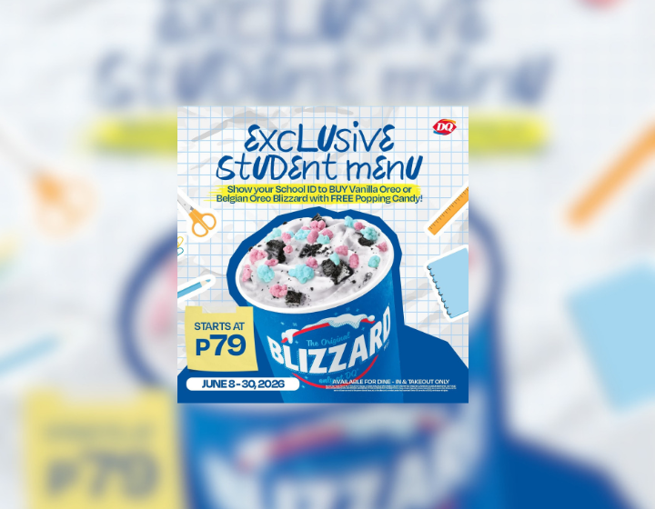  ENJOY FREE Popping Candy topping when you show your school ID