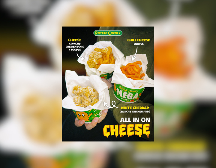 Crunchy Chicken Pops + Loopys come in three CHEESEMAX flavors
