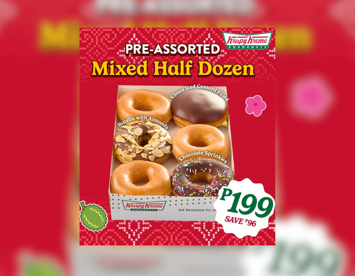 Pre-Assorted Mixed Half Dozen Only P199