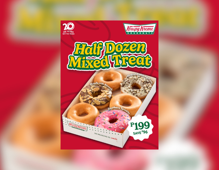 Half Dozen Mixed Treat for P199