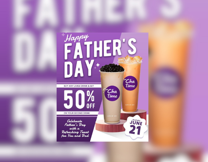 50% OFF on Your Second Drink 