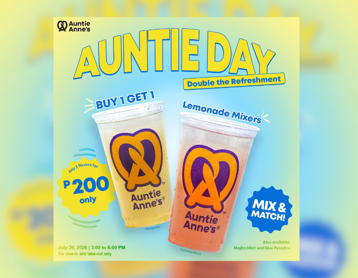 BUY 1, GET 1 Mocktail Lemonade Mixers