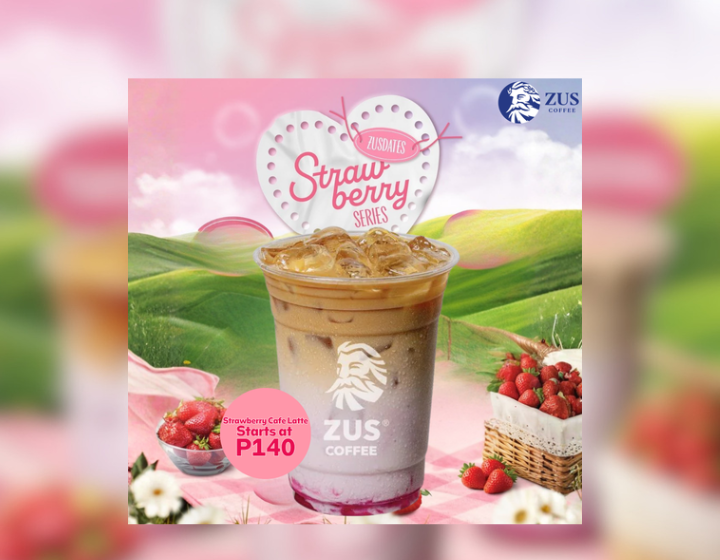 Strawberry Cafe Latte Starts at P140
