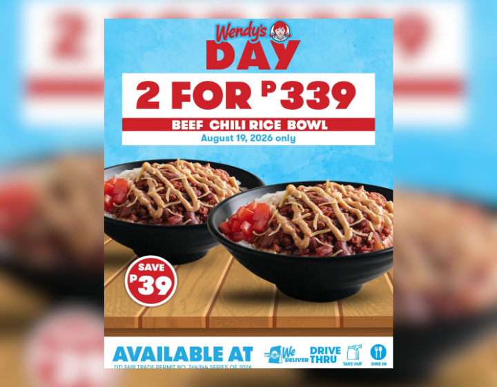 Two Beef Chili Rice Bowl For Only P339