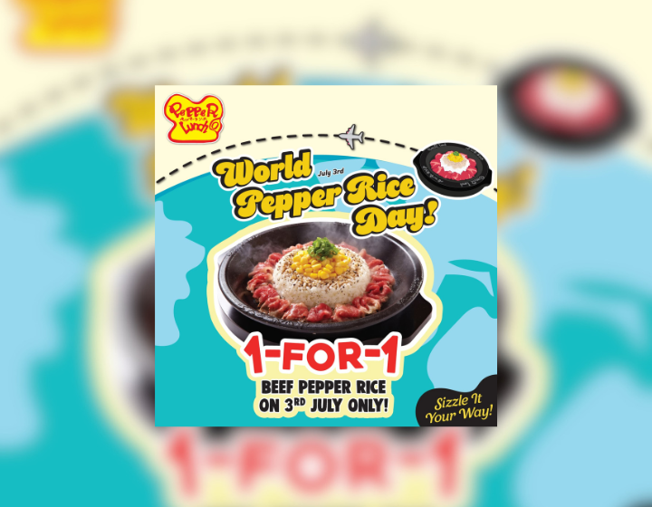  Buy 1 Take 1 On Beef Pepper Rice