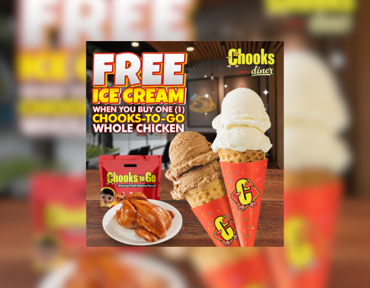 FREE Ice Cream When You Purchased 1 Whole Roasted Chicken