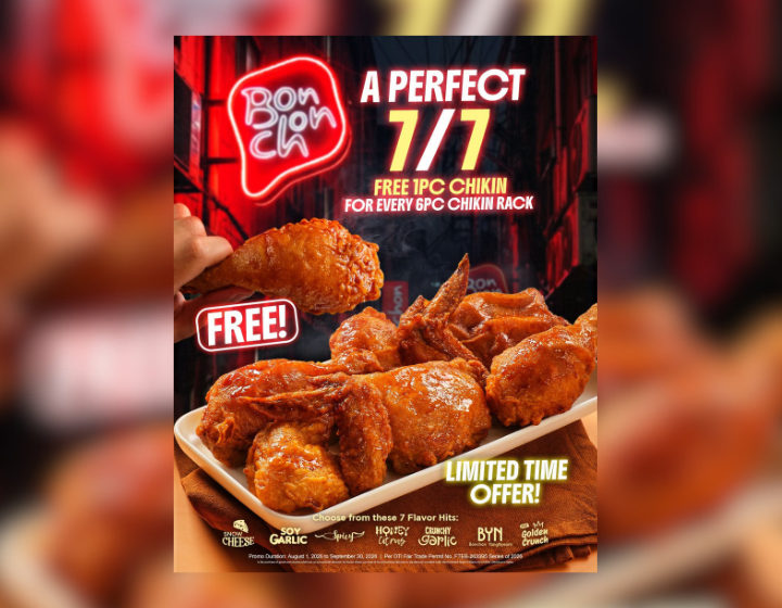 FREE 1 Chikin For Every Purchase of 6pc Chikin Rack