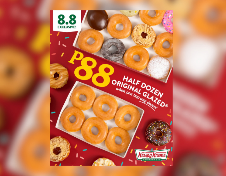 Box of 6 Original Glazed for Only P88 When You Buy Any Dozen